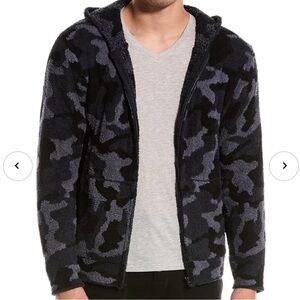 Barefoot Dreams Men's Camouflage Zip-Up Sweater